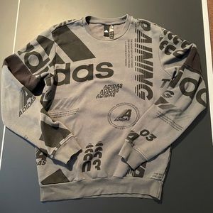 Adult Small Adidas Sweater black and gray